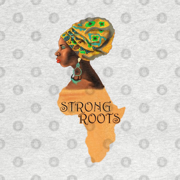 Strong Roots Africa Map by johnnie2749